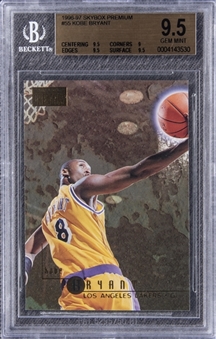 1996-97 Skybox Premium #55 Kobe Bryant Rookie Card - BGS GEM MINT 9.5